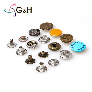 Chất lượng cao Phụ kiện may mặc 4 phần tùy chỉnh mùa xuân kim loại <span class=keywords><strong>Snap</strong></span> Nút ốc vít cho quần áo - Product Image 6