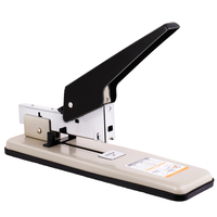 Grande machine à reliure multifonction robuste de 100 feuilles Agrafeuse manuelle de livres en métal avec agrafeuse de couture épaississante