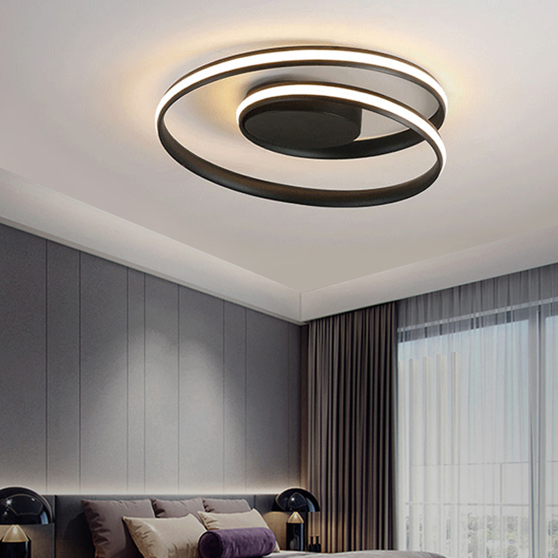 New Design White OEM Aluminum Modern Led Bedroom Ceiling Lamp Round Ceiling Lamp
