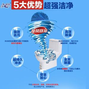 Blue <b>Bubble</b> Toilet <b>Cleaner</b> 50g Concentrated Liquid Deodorizing Descaling Eco Friendly For Bathroom Cleaning - Product Image 4