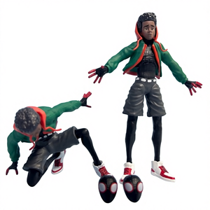 Modèle artisanal en PVC Miles Spider-Man, univers parallèle, emballage en boîte couleur, vente en gros - Product Image 1