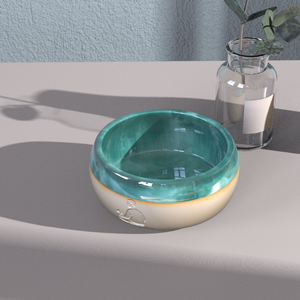 Bol en céramique pour animaux de compagnie avec logo personnalisé bol de nourriture et d'eau durable pour petits et grands chiens et chats - Product Image 6