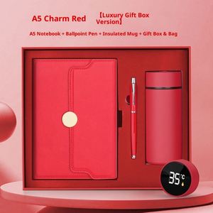 High Quality Custom Premium Luxury UV Printed Multi-function Modern Vacuum Cup Notebook Executive Kits Business Promotional <b>Gift</b> - Product Image 3