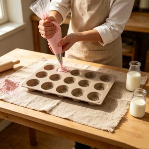 15-Cavity 3D Rose Silicone Mold Food Grade Baking Tool For Cake Decorating - Product Image 4