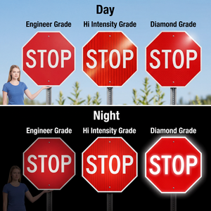 GUANGAN Panneau d'arrêt en aluminium de qualité industrielle de qualité supérieure pour le contrôle de la circulation routière. - Product Image 5