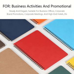 สมุดโน้ตแบบสันเกลียวสั่งทำพิเศษ 50 แผ่น 100 หน้า พร้อมขายส่งแบบสมุดโน้ตสำนักงาน/โรงเรียนขนาด A5 สำหรับใช้ในธุรกิจ - Product Image 3