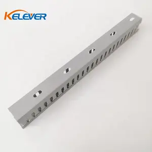 Pvc Electric Trunking 40*25mm Grey Color Electrical Slotted Plastic PVC Cable Trunking