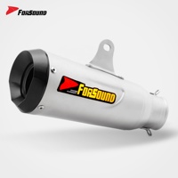 Système d'échappement complet pour moto Forsound Factory à prix de gros, silencieux SR GP-Spec, système slip-on complet pour MT-07 MT07 2014-2026