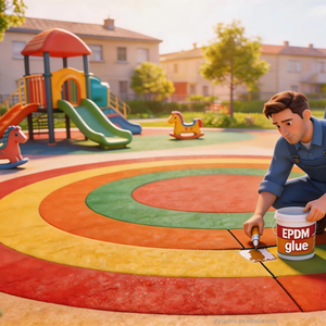 Gránulos de EPDM de alta elasticidad, materia prima para pistas de atletismo, estadios, pistas de correr y pisos deportivos. - Product Image 1