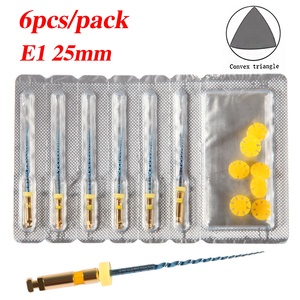 Vendita calda! Lima dentale Endo alternativo lima oro rotativo canalare 25MM flessibile 6 pz/pacco - Product Image 5