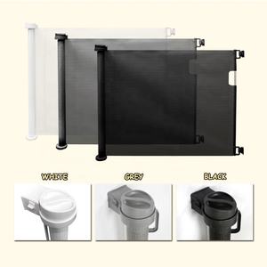 Probebi SG008 porte pour bébé fournitures porte rétractable en maille <span class=keywords><strong>de</strong></span> sécurité pour chiens porte d'escalier enroulable - Product Image 2