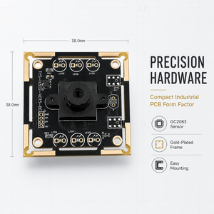 โมดูลกล้อง GC2083 2MP 1080P MIPI กล้อง CMOS พิกเซลขนาดใหญ่ 2.7μm สำหรับระบบรักษาความปลอดภัย ระบบอัตโนมัติภายในบ้าน กล้องติดรถยนต์ และระบบวิชั่นฝังตัว - Product Image 1