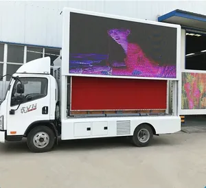 Мобильный грузовик/прицеп/автомобиль движущийся рекламный светодиодный дисплей рекламный щит