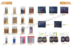 Kit de Ganchillos Ergonómicos Personalizados, Agujas de Aluminio, Bambú y Resina, Venta al por Mayor, Juego de Ganchillos de Varios Tamaños con Estuche - Product Image 6