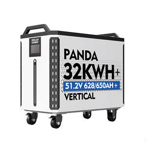 סוללת ליתיום חדשה דגם דוקן פנדה 32 קוט\\\"ש 48 וולט Lifepo4  51.2 וולט 600 אמפר/שעה 628 אמפר/שעה 300 אמפר/שעה 15 קוט\\\"ש 30 קוט\\\"ש 32 קילוואט עם מטף כיבוי אש - Product Image 1