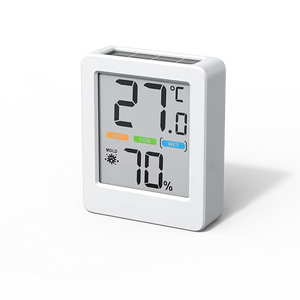 ソーラー発電屋内デジタル温度計湿度計環境にやさしい - Product Image 2