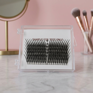 Cils naturels avancés en fibres douces avec une tenue naturelle de la courbure pour un usage professionnel - Product Image 3