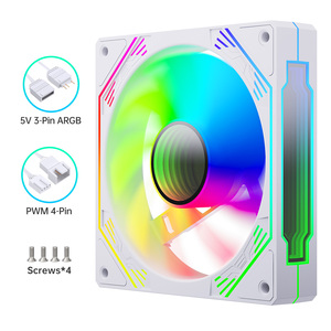 Snowman thiết kế mới nhất PC FAN 5V argb 120 mét khung gầm Fan gương PC trường hợp chơi game với argb người hâm mộ - Product Image 3