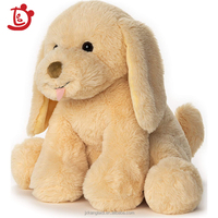Peluche réaliste de 20 à 30CM, en forme de chien teddy, chiot porte-bonheur, robot chantant ou dansant, jouet doux, 1 pièce