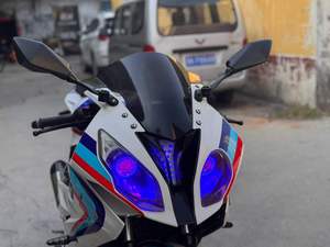 รถจักรยานยนต์สไตล์ <span class=keywords><strong>S1000RR</strong></span> รุ่นจำลองจากจีน ขนาด 250 ซีซี/400 ซีซี เครื่องยนต์แบบอินไลน์คู่ ระบายความร้อนด้วยน้ำ ระบบหัวฉีด EFI ลายพรางสามสีสุดคลาสสิกแบบ <span class=keywords><strong>M</strong></span> สำหรับการแข่งขัน - Product Image 3