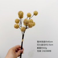 Bunga Buatan 12 Tangkai Dandelion Planet Biru Dekorasi Rumah Rangkaian Bunga Buatan Pajangan Bunga Hias