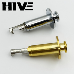 HIVE Mono Mode Output Input <span class=keywords><strong>Jack</strong></span> Socket 6.35MM <span class=keywords><strong>Jack</strong></span> Gitar Elektrik Kuningan untuk Instrumen Senar Suku Cadang & Aksesori - Product Image 4