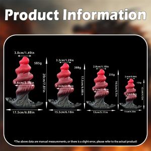 5,9-дюймовая носимая анальная пробка в форме монстра, секс-игрушка для взрослых мужчин и женщин, из мягкого силикона. - Product Image 5