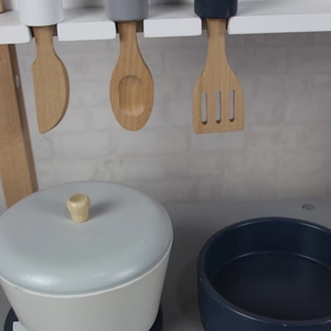 PINK with Grey Is a <strong>Fun</strong> and Beautiful Wooden <strong>Kitchen</strong> Toy - Product Image 4