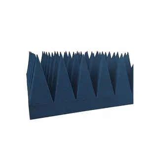 Blaue Pyramide Schaum Mikrowelle absorbierende Folie schall dichte Kammer Abschirm raum Radar absorber