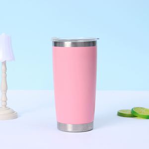 X527 Custom Logo 20 Oz Powder Coated Regular Tumblers Double Wall Vacuum <b>Insulated</b> Stainless Steel Coffee Car Travel <b>Mug</b> - Product Image 4