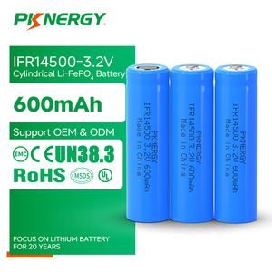 Harga Pabrik Baterai Lifepo4 IFR <span class=keywords><strong>14500</strong></span> <span class=keywords><strong>3.2v</strong></span> Kualitas Terbaik <span class=keywords><strong>600mah</strong></span> Sel Isi Ulang - Product Image 1