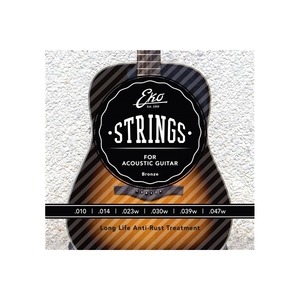 EKO GUITARS- Acoustic Guitar Strings Bronze 10 - 47 Light Set/6 <b>Musical</b> <b>Instruments</b> Accessories - Product Image 1