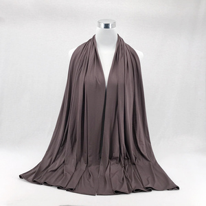 2024 sciarpa Hijab in Jersey di bambù elasticizzato superiore di alta qualità stile moda più venduto - Product Image 4