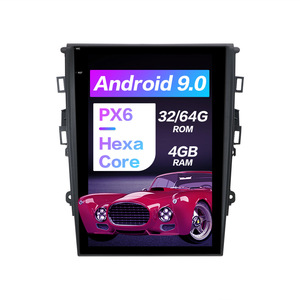 Android 11 Cho Ford Mondeo Fusion MK5 Tesla Màn Hình Cảm Ứng Lớn Dọc Theo Phong Cách Máy Phát Đa Phương Tiện 128G Cho Xe Hơi Thiết Bị Đầu Âm Thanh DVD GPS - Product Image 3