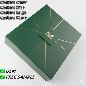 Doppeltür ige Öffnung Magnetische buch förmige Luxus-Papier box Elegante Andenken-Geschenk verpackung - Product Image 1