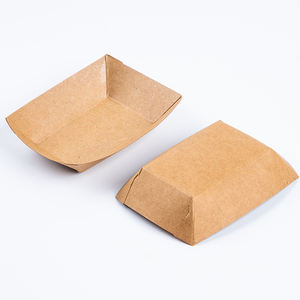 ขายส่งร้านขนมกระดาษเรือกล่องอาหารเคเอฟซีที่กำหนดเองพิมพ์โลโก้ทิ้งกระดาษคราฟท์กล่องอาหารอย่างรวดเร็ว - Product Image 6