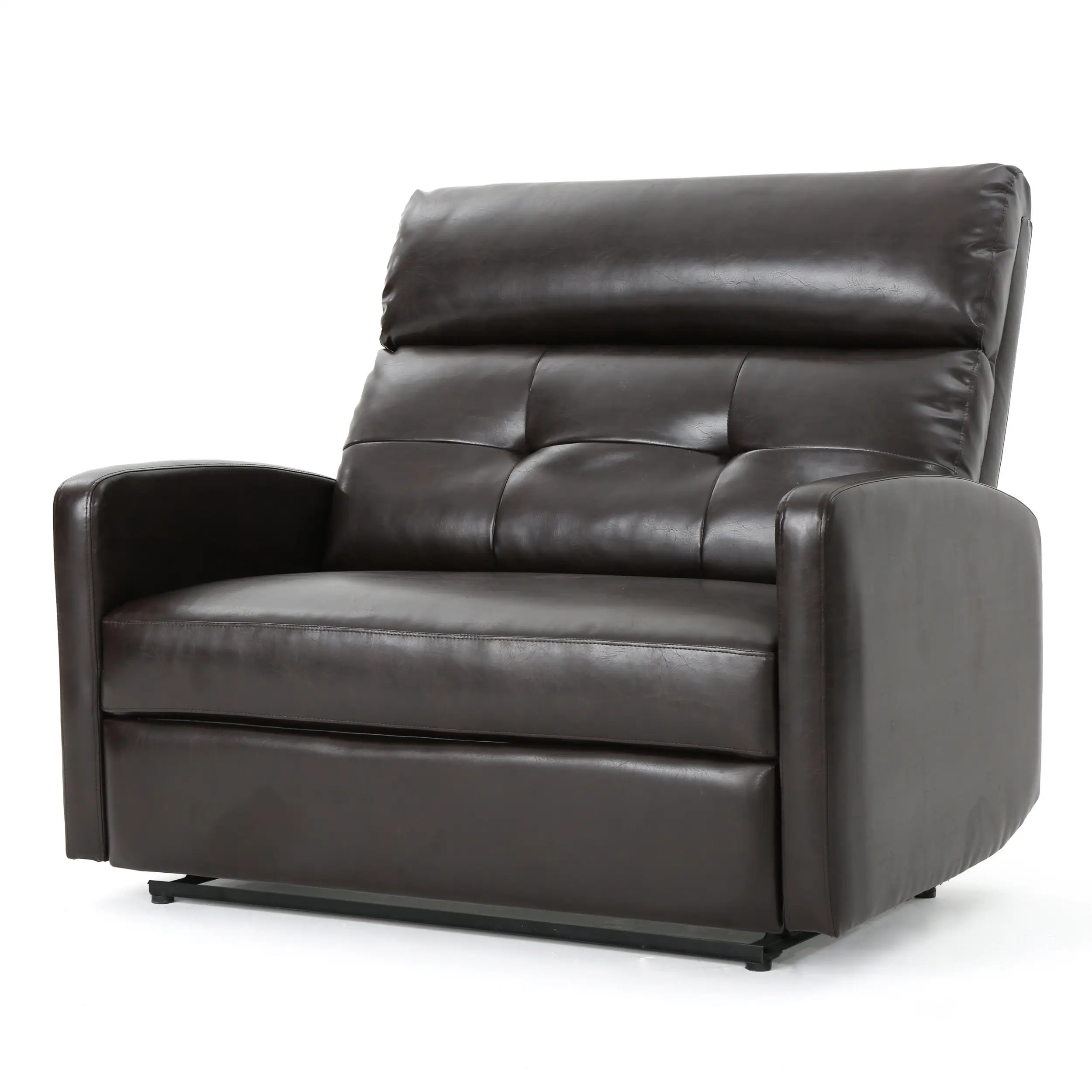 Kostenloser Versand innerhalb der USA Brown Leather Loves eat Recliner Sofa Chairs