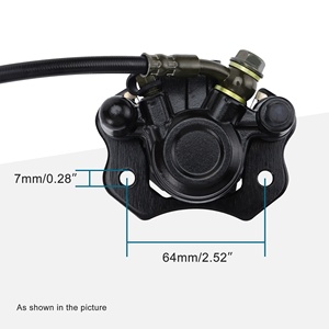 GOOFIT Silinder Master Rem Cakram Belakang Hidrolik Perakitan Kaliper Pengganti untuk ATV Quad Cina 50cc-250cc - Product Image 2