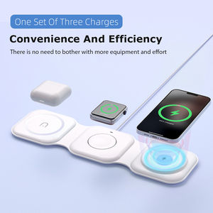 <span class=keywords><strong>Chargeur</strong></span> <span class=keywords><strong>sans</strong></span> fil pliable multifonction 3 en 1 15W 3 en 1 Station 3-1 Chargement rapide intelligent Chargeurs <span class=keywords><strong>sans</strong></span> fil multiples - Product Image 5