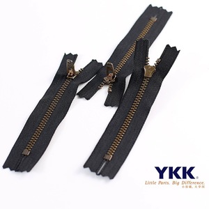 Glissière <span class=keywords><strong>YKK</strong></span> à verrouillage automatique, faible MOQ, vente en gros directe usine # 3 # 5 # <span class=keywords><strong>8</strong></span> Fermetures <span class=keywords><strong>éclair</strong></span> en laiton et cuivre personnalisées <span class=keywords><strong>YKK</strong></span> pour jeans - Product Image 3