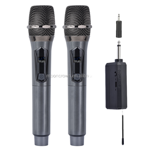 Microphone sans fil universel multifonctionnel en gros, filtre de microphone, type condensateur, réduction du bruit, fabriqué en métal et en plastique - Product Image 4