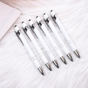 Venta caliente promocional nuevo multifunción Ball Stylus bolígrafo de pantalla táctil suave 2 en 1 con bolígrafos de Metal con logotipo personalizado - Product Image 2