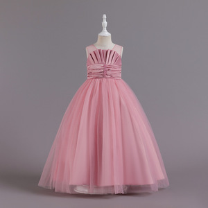 Últimos vestidos de noche de fiesta de tul con estilo <span class=keywords><strong>para</strong></span> niñas, vestido de bebé, diseños <span class=keywords><strong>para</strong></span> <span class=keywords><strong>adolescentes</strong></span>, bordes de algodón perfectos <span class=keywords><strong>para</strong></span> <span class=keywords><strong>Navidad</strong></span> - Product Image 2