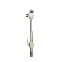 Customizable Stainless Steel Plug-In Electromagnetic Flowmeter 1% Accuracy for Water -20~+60 1.6MPa Pressure 2-Year