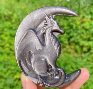 Vente en gros de sculptures en obsidienne naturelle polie écologiques pour un cadeau de la Saint-Valentin - Product Image 2