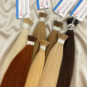 I-Tip Human Hair Extensions 55cm Double Drawn Straight Remy Vietnamese Hair <b>White</b> <b>Wrap</b> Ready To Ship - Product Image 2