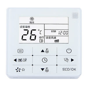 Panel de control con cable Kjr-90d/Bk para aire acondicionado por conductos, control remoto electrónico para electrodomésticos con pantalla - Product Image 3