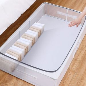 Bathliving Room Home Clothing Plastic Folding Durable Transparent Storage Design <b>Bed</b> <b>Box</b> Modern Bedroom Furniture - Product Image 3