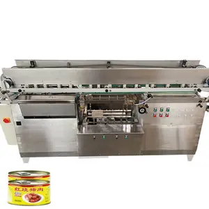 Machine d'étiquetage de colle thermofusible pour viande en conserve, machine d'étiquetage de colle froide pour pain de viande