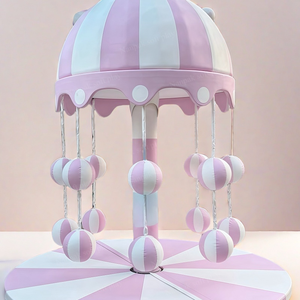 Tùy Chỉnh Mới Màu Trắng Tím Trong Nhà Mềm Thiết Bị Chơi Bằng Gỗ Vui Vẻ Đi Vòng Ghế Đu Cho Trẻ Em Tổ Chức Sự Kiện Cho Thuê Tùy Chỉnh Sân Chơi - Product Image 5